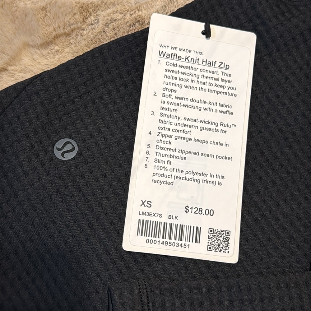 Waffle-Knit Half Zip - Picture 13 of 13